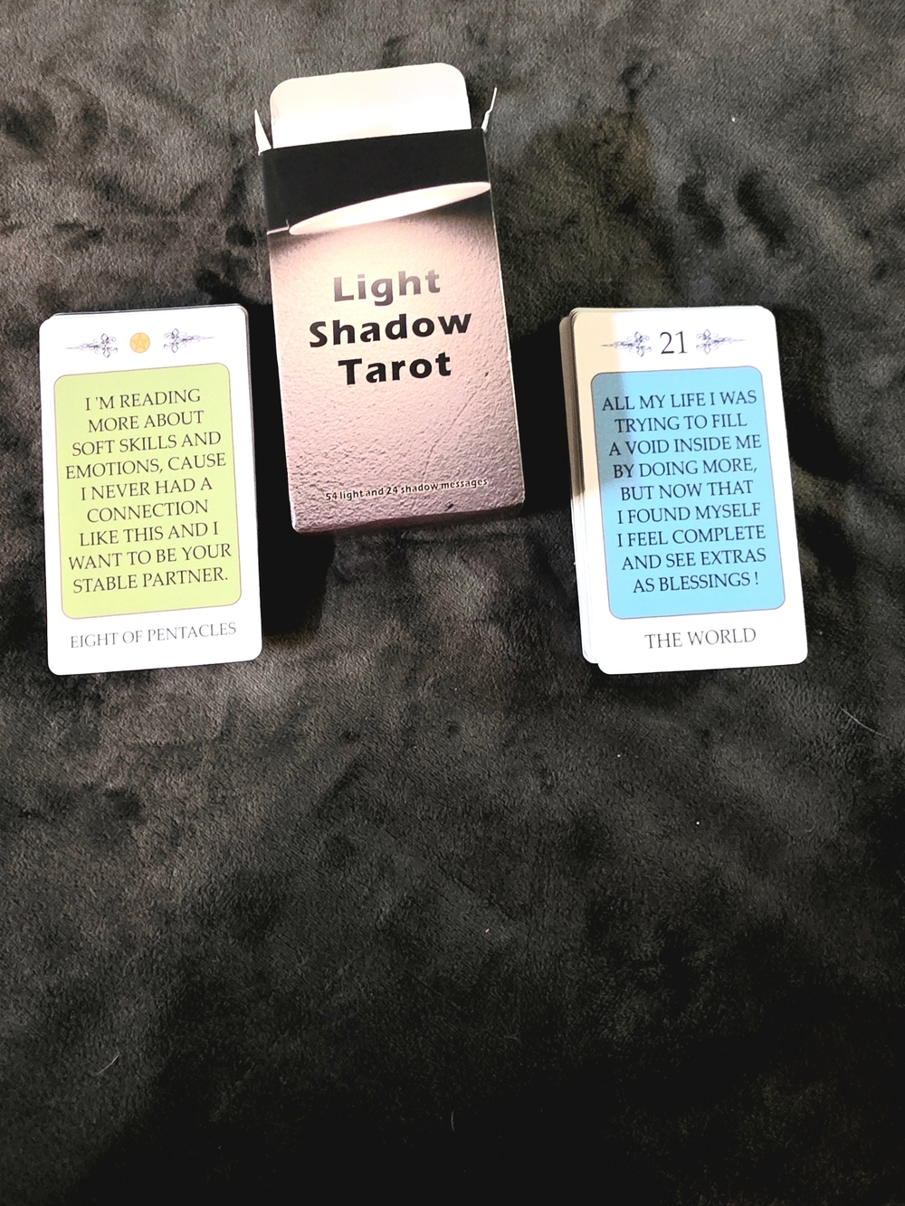 Light Shadow Tarot Deck - 78 Cards- Used 2 Times